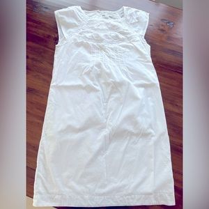 Banana Republic linen white dress